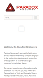 Mobile Screenshot of paradoxresources.com